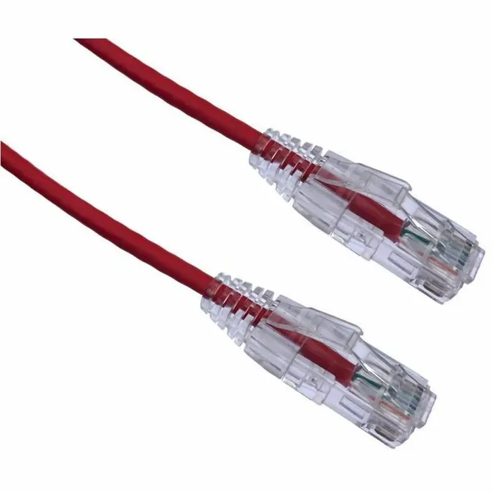 Axiom 100FT CAT6 Snagless BENDnFLEX Ultra-Thin Patch Cable – Red – TAA Compliant – 100 ft