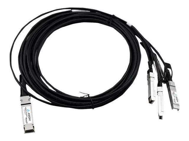 Axiom 100GBASE-CR4 QSFP28 to 4 SFP28 Passive DAC Intel Compatible 1m – 3.28 ft Twinaxial