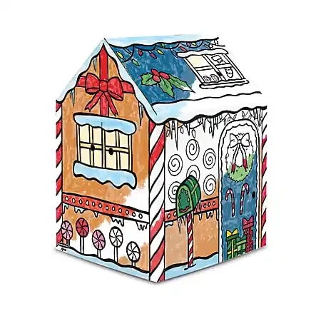 Bankers Box® At Play Gingerbread Playhouse, 48″H x 32″W x 32″D, 60% Recycled