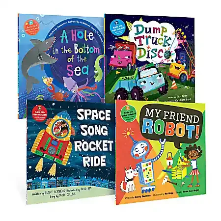Barefoot Books Kindergarten STEAM Singalongs Book Bundle, Set Of 4 Books