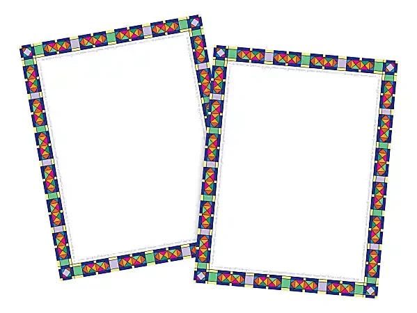 Barker Creek Computer Paper, Letter Paper Size, 60 Lb, Stained Glass, 100 Sheets