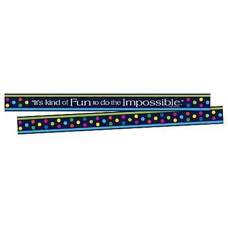 Barker Creek Double-Sided Border Strips, 3″ x 35″, Italy Punti Felici, Set Of 24