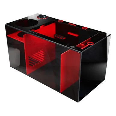 Bashsea SS-30 Signature Series Sump, 30 x 15 x 16 in. – Red/Black