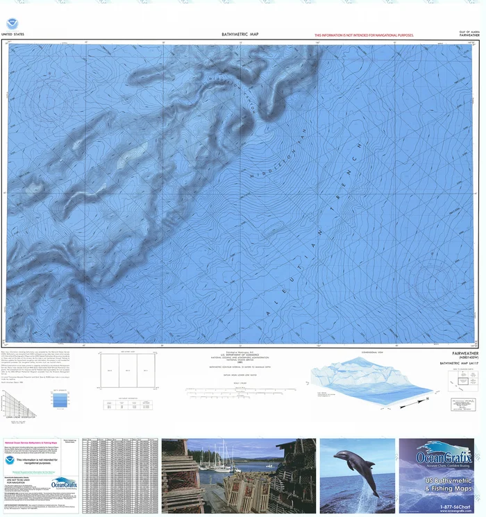 Bathymetric Nautical Chart – LM-117 Fairweather