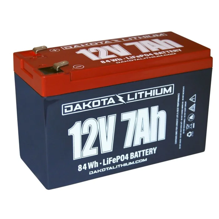 Battery 12V 7Ah LifePO4 DL12V07AH