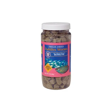 Bay Brand Tubifex Worms Freeze Dried 2oz.