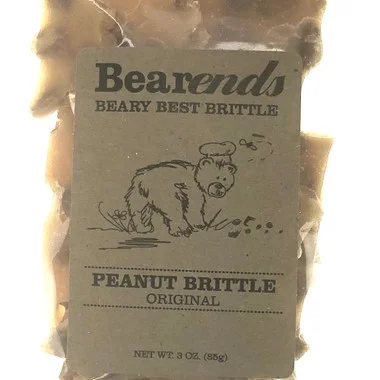 Beary Best Brittles – Adirondack Nut Brittle – Original Peanut 3oz