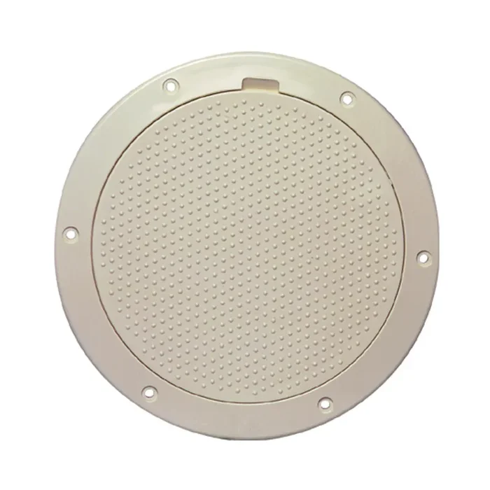 Beckson 6″ Non-Skid Pry-Out Deck Plate – Beige
