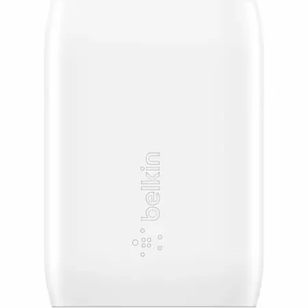 Belkin 30W USB-C PD 3.0 PPS Wall Charger + 3.3ft USB-C to USB-C Cable – Fast Charging – White – 30 W – White