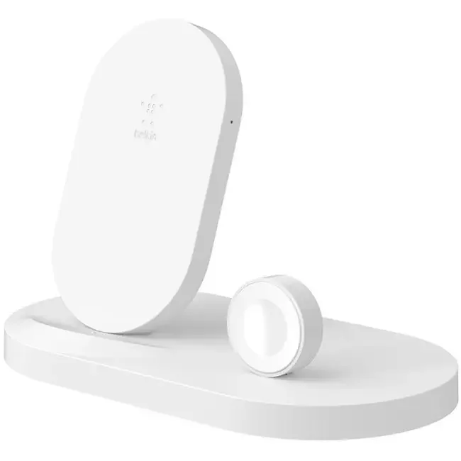 Belkin BOOST↑UP Wireless Charging Dock for iPhone + Apple Watch + USB-A port F8J235ttWHT