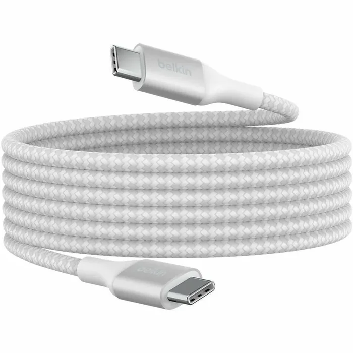 Belkin BoostCharge USB-C to USB-C Cable 240W – 6.56 ft USB-C Data Transfer Cable for