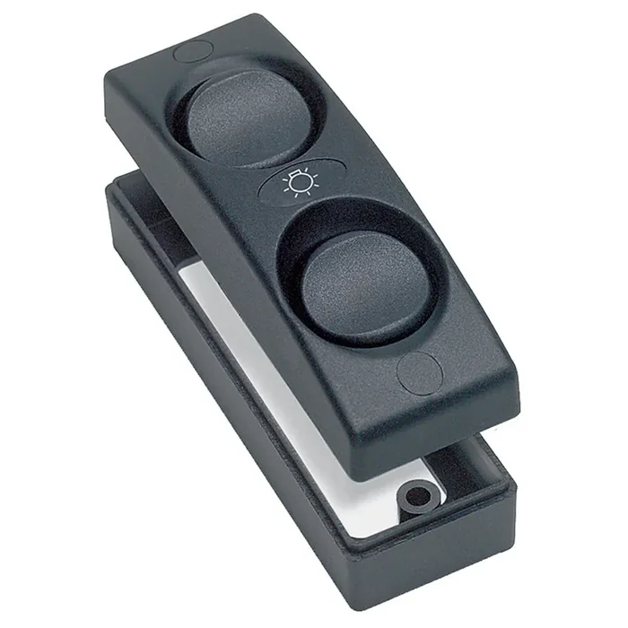 BEP Contour 1100 Series Double Interior Switch – On/Off – Black