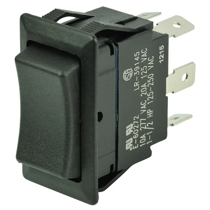 BEP DPDT Rocker Switch – 12V/24V – (ON)/OFF/(ON)