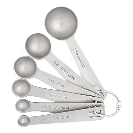 Better Houseware 6-Piece Stainless Steel Measuring Spoon Set