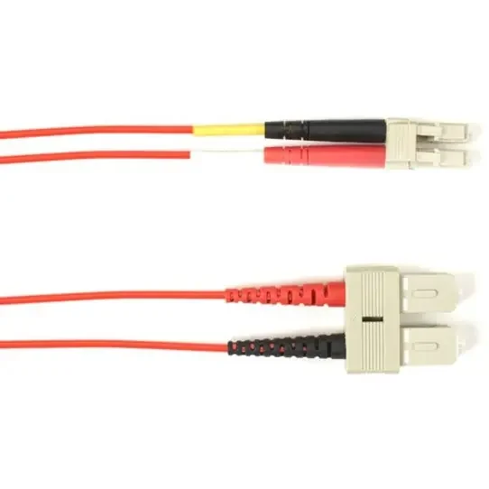 Black Box Fiber Optic Duplex Patch Network Cable FOLZH62-004M-SCLC-RD
