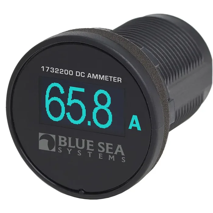 Blue Sea 1732200 Mini OLED Ammeter – Blue
