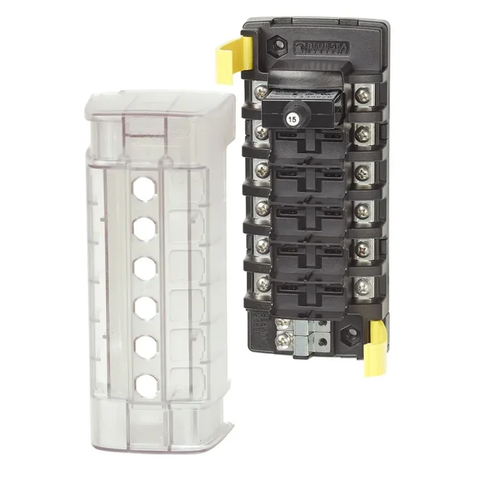 Blue Sea 5050 ST CLB Circuit Breaker Block – 6 Position