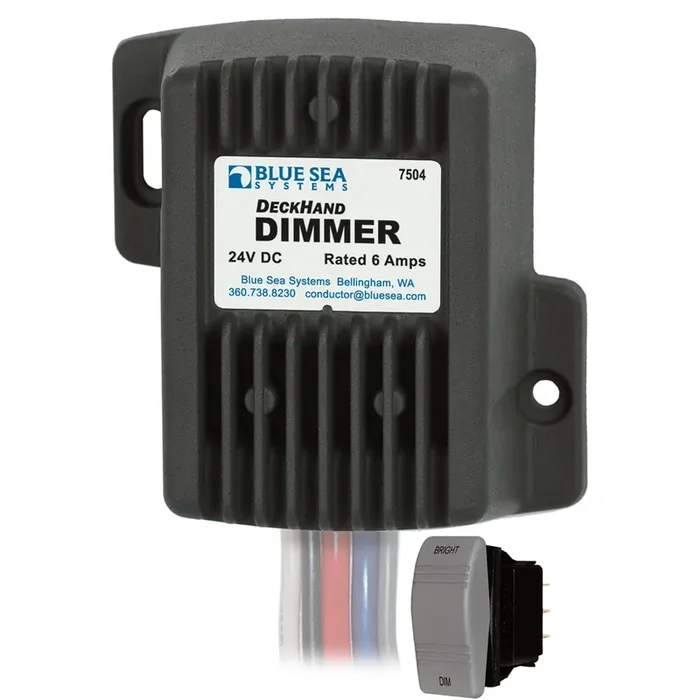 Blue Sea 7504 DeckHand Dimmer – 6 Amp/24V