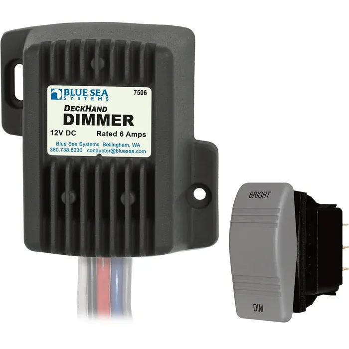 Blue Sea 7506 DeckHand Dimmer – 6 Amp/12V