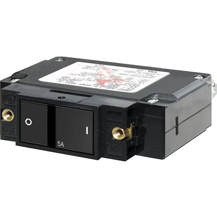 Blue Sea 7540 C-Series Flat Rocker Circuit Breaker – Single Pole – 5A