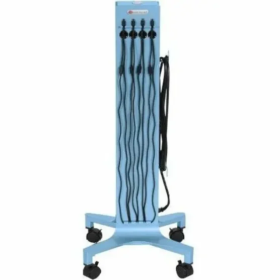 Bretford CUBE Tower Pre-Wired Mobile Charging Station – 4 Casters – Steel – 16″ Width x