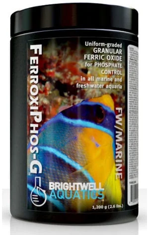 Brightwell Aquatics FerroxiPhos-G, GFO Granular Ferric Oxide Media, 10.58 lbs. (4.8 kg.)