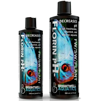 Brightwell Aquatics Florin pH- – Decreases pH, 500 ml. / 17 oz.