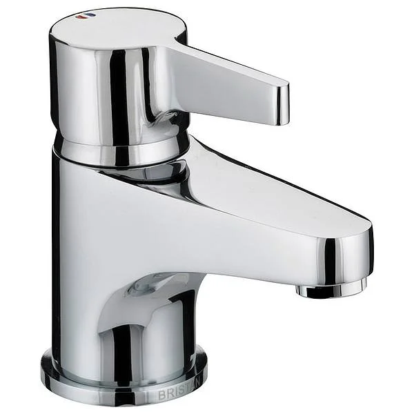 Bristan Design Utility Chrome Basin Mixer Tap with Clicker Waste
