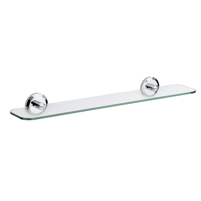 Bristan Solo Wall Mounted Glass Shelf – Chrome Plated – SO SHELF C