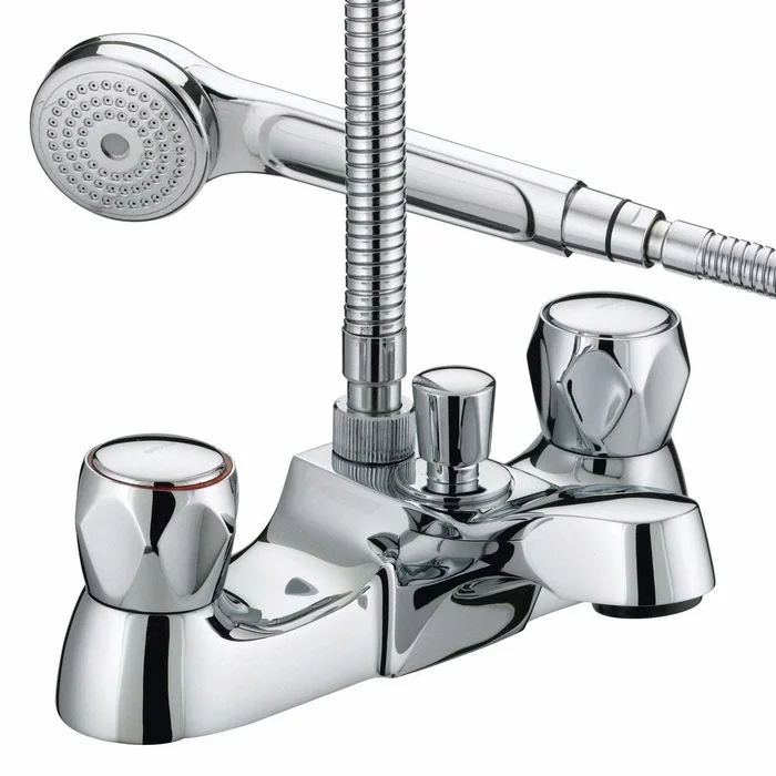 Bristan Value Club Metal Heads Luxury Bath Shower Mixer Tap – Chrome P