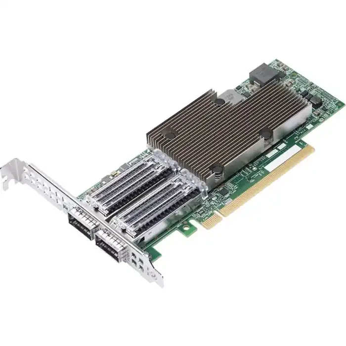 Broadcom Dual-Port 100 Gb/s QSFP56 Ethernet PCI Express 4.0 x16 Network Interface Card –
