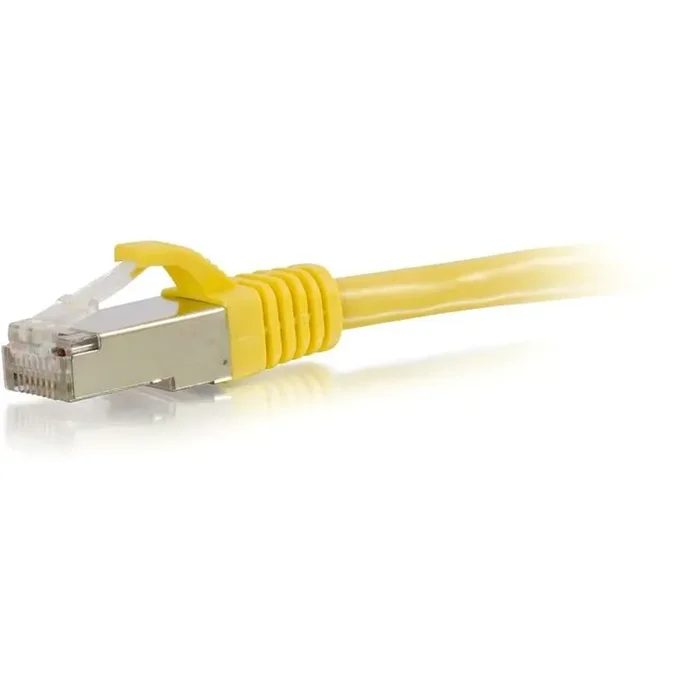 C2G 15Ft Cat6 Snagless Shielded (Stp) Network Patch Cable – Yellow 00871