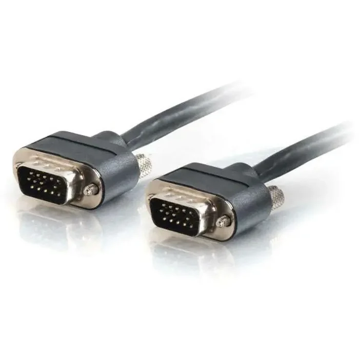 C2G 40092 Video Cable – 25 ft Video Cable – First End 15-pin HD-15 – Male – Second End 1