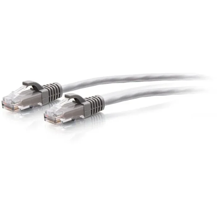 C2G 6ft Cat6a Snagless Unshielded (UTP) Slim Ethernet Patch Cable – Gray
