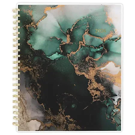 Cambridge® Emerald Isle 2026 Weekly Monthly Planner, Large, 8 1/2″ x 11″
