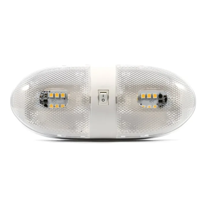 Camco LED Double Dome Light – 12VDC – 320 Lumens