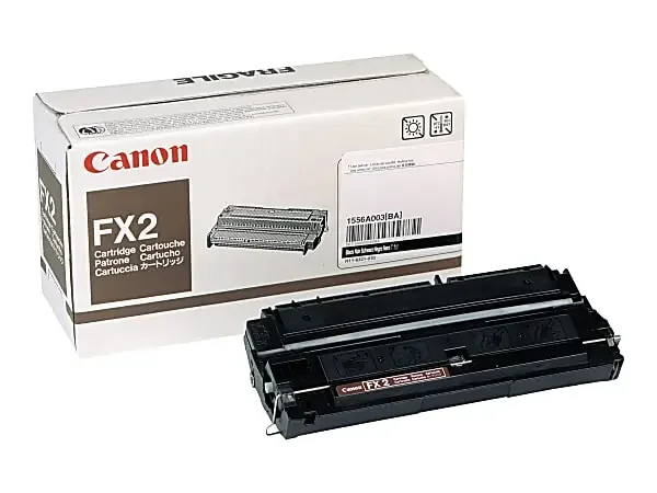 Canon® FX-2 Black Toner Cartridge (15556A002BA)