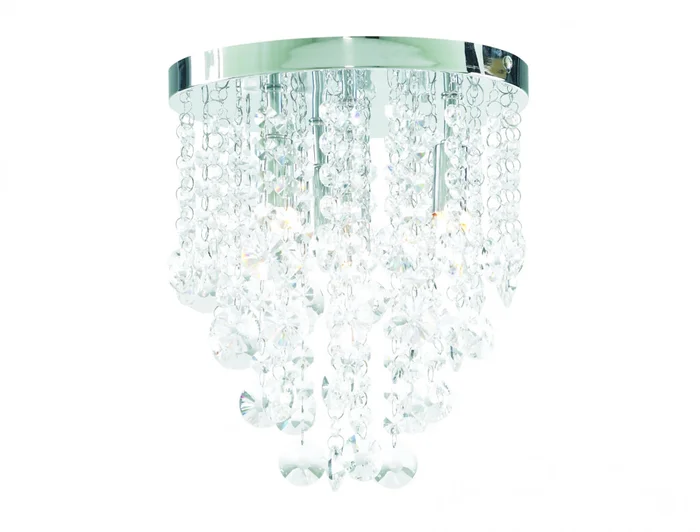 Celeste 4 Light Flush – Chrome