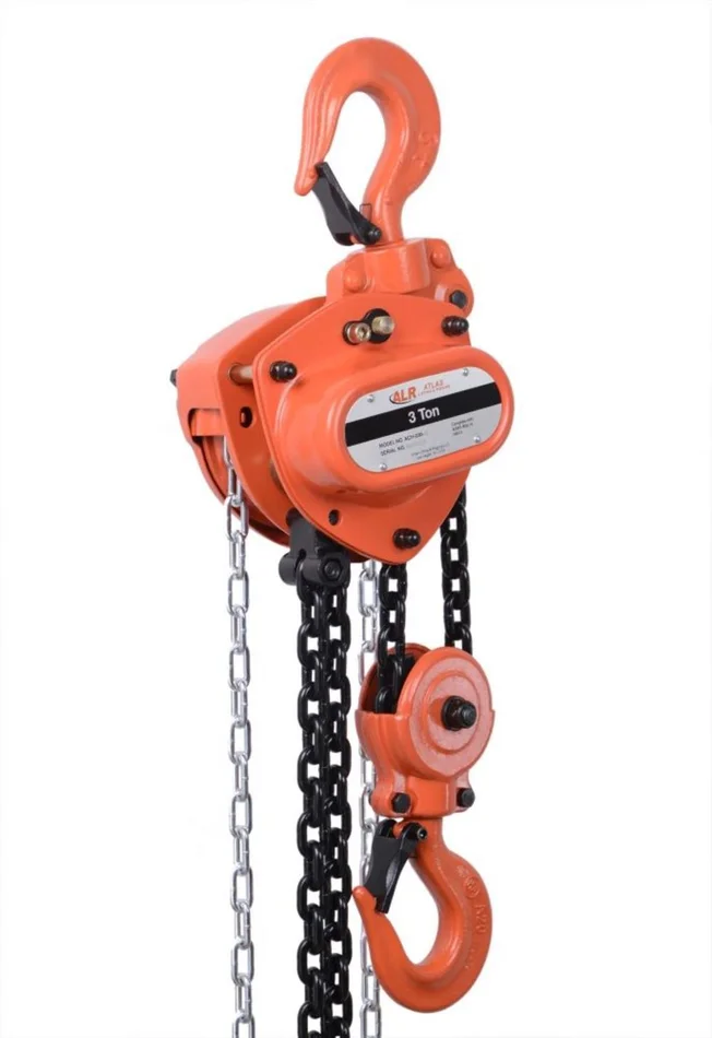 Chain Hoist 3 Ton 15′ Chain with Overload Protection ACH-030-15-OP