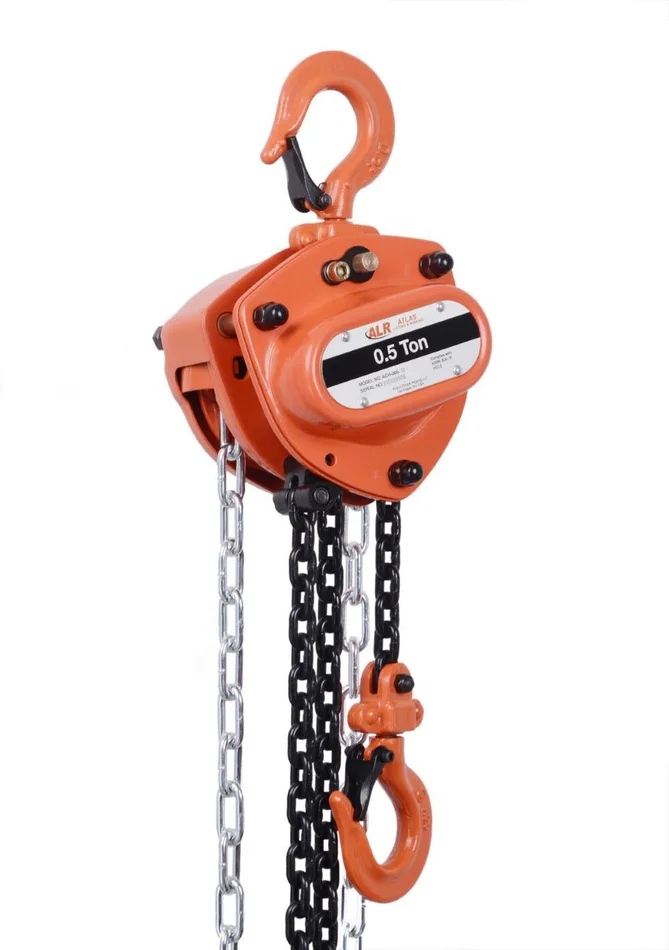 Chain Hoist .5 Ton 15′ Chain with Overload Protection ACH-005-15-OP