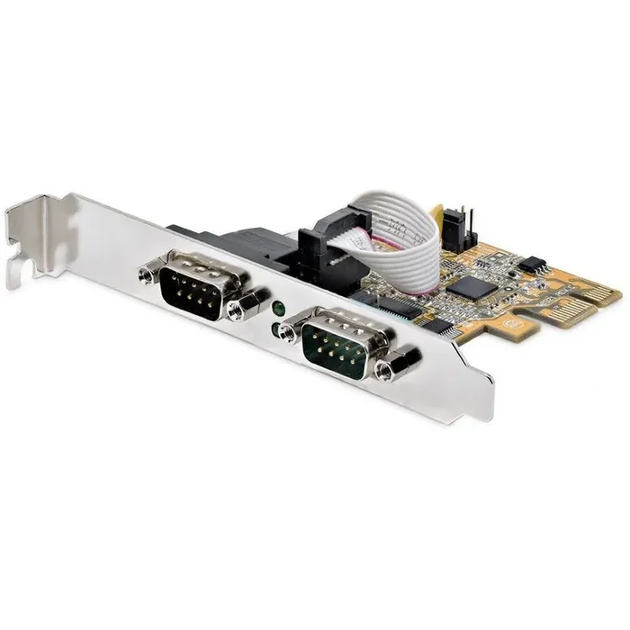 产品名称中包含顶级域名,检查并适当处理后再继续! StarTech.com 2-Port PCI Express Serial Card, Dual Port PCIe to RS232 (DB9) Serial Card,