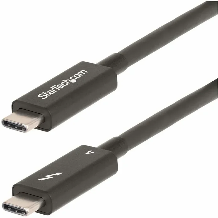 产品名称中包含顶级域名,检查并适当处理后再继续! StarTech.com 6ft (2m) Active Thunderbolt 4 Cable, 40Gbps, 100W PD, 4K/8K Video,