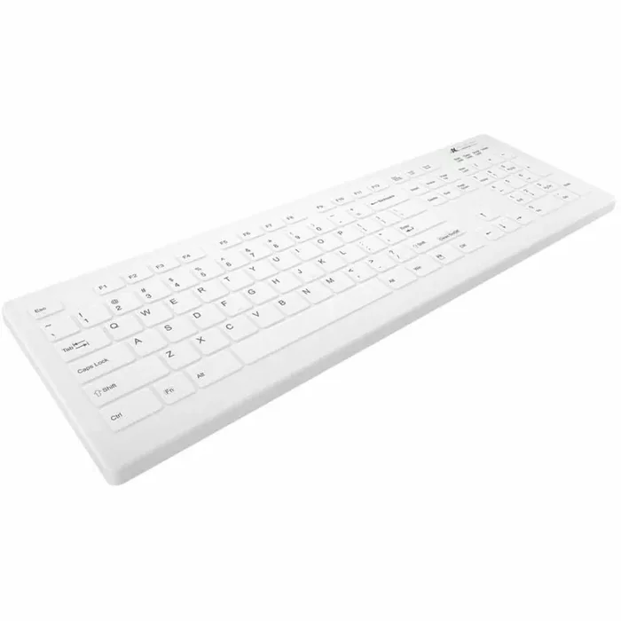 CHERRY AK-C8112 Medical Keyboard Wireless Disinfectable Full Sized White – Fully Sealed IP