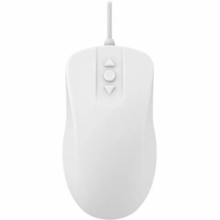 CHERRY AK-PMH12 Medical Mouse, Wired, White – IP68, 1000 DPI, 3-xzbutton scroll features