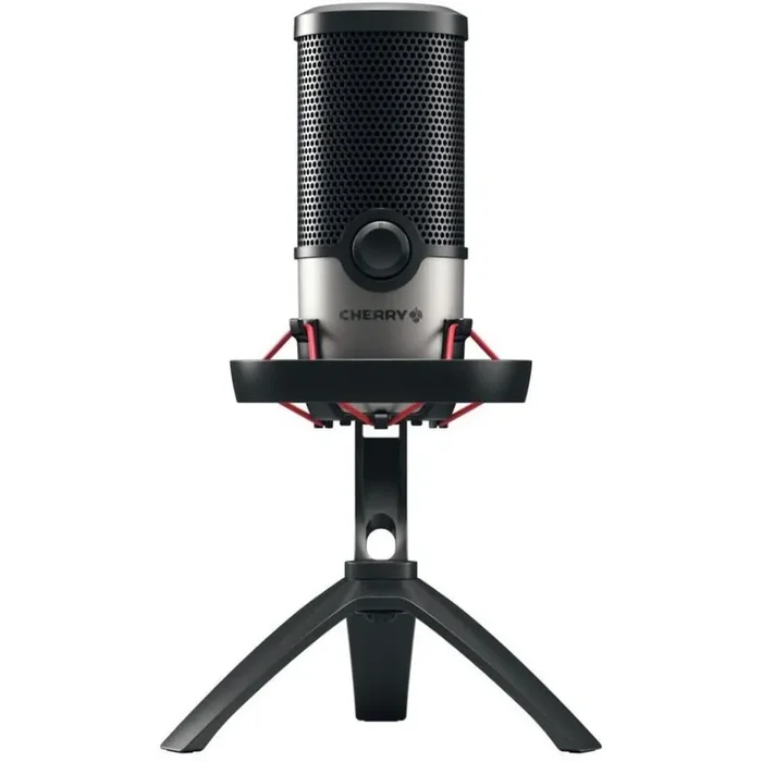 CHERRY UM 6.0 Advanced Wired Microphone – Silver Black – 8.20 ft – 20 Hz to 20 kHz – Cardi