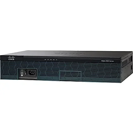 Cisco 2911 Integrated Service Router – Refurbished – 3 Ports – PoE Ports – Management Port – 10 – 512 MB – CISCO2911K9RF