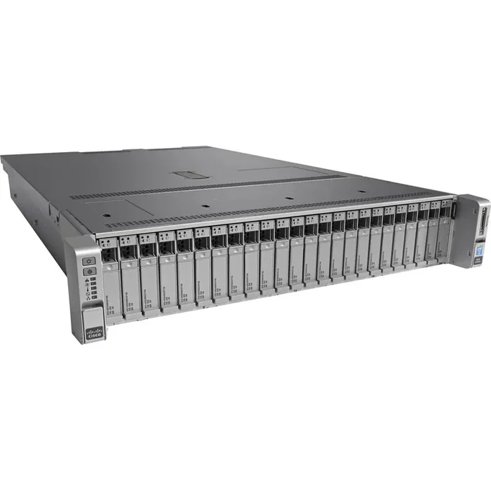 Cisco C240 M4 2U Rack Server – 2 x Intel Xeon E5-2643 v3 3.40 GHz – 256 GB RAM – 12Gb/s SAS, Serial ATA Controller