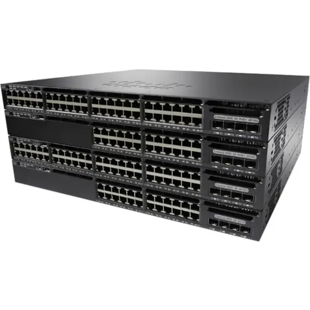 Cisco Catalyst 3650-48F 48 Ports Layer 3 Switch Redundant Power Supply (Not Included) WS-C3650-48FS-S
