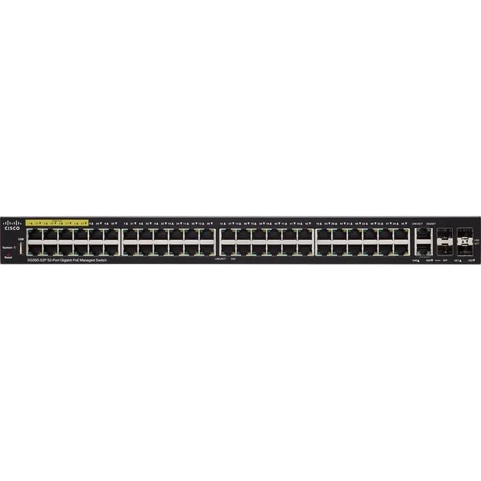 Cisco SG350-52P 52-Port Gigabit PoE Managed Switch