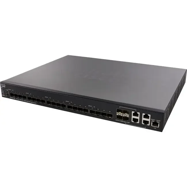 Cisco Sx550X-24F-K9 Sx550X-24F 24-Port 10G Sfp+ Stackable Managed Switch